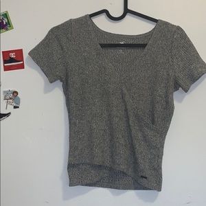 Nice very soft mid crop top v neck